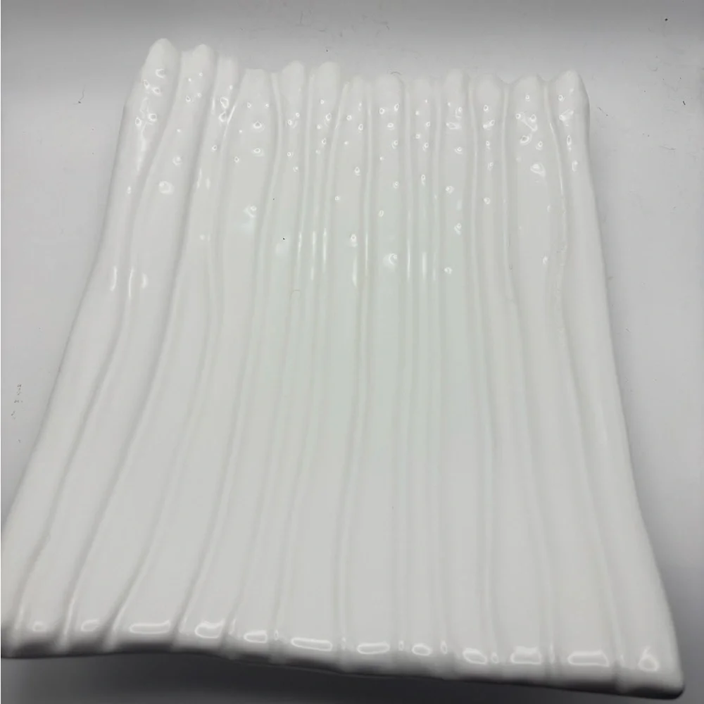 White Asparagus Ceramic Tray/Plate